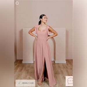 Revelry Bowie Dress in the color Blushing Bride size 6 petite